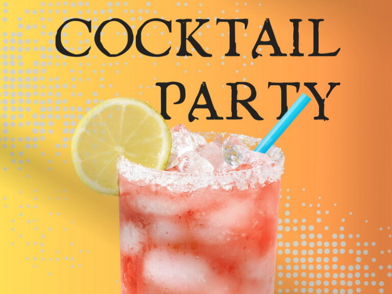 Αφίσα του Cocktail Party του «Ορίζοντα» στις 25 Αυγούστου 2026 στον πεζόδρομο Τσουδερών στα Χανιά